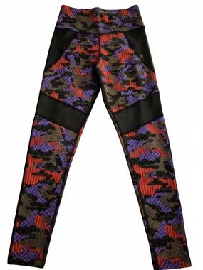 Zumba Wear Dance Tribe High Waisted Panel Ankle Leggings Size Small